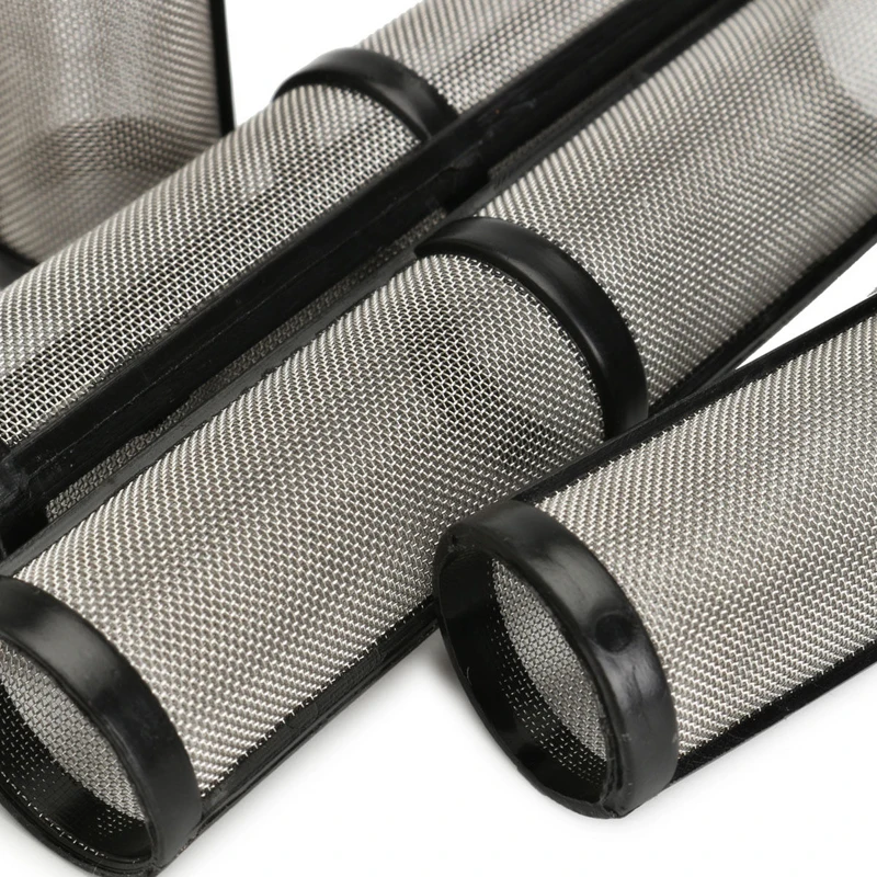 OSSIEAO 4 قطعة أسود 60 شبكة فلتر مضخة الرش الرش ل _ Graco 390/395/495/595 البخاخ