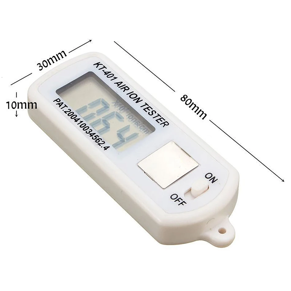 KT-401 AIR Aeroanion Tester Ion Meter Aeroanion Detector Negative Oxygen Ions Anion Concentration Detecto Auto Air Purifier