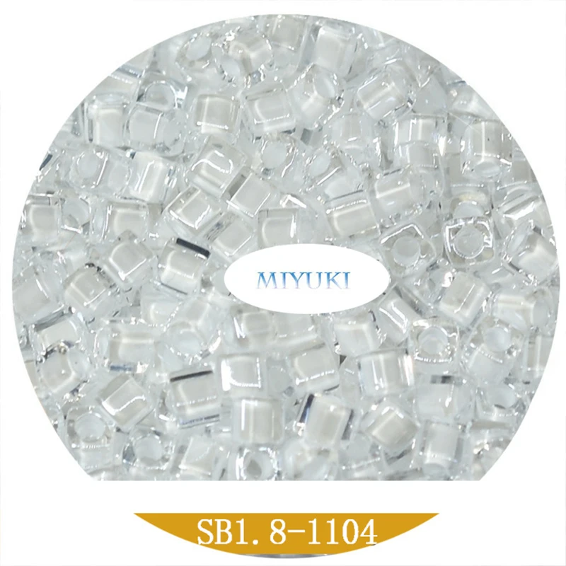 Miyuki Japan Imported 1.8mm Glass Beads SB Square Beads Solid Color DIY Handmade Beaded Material