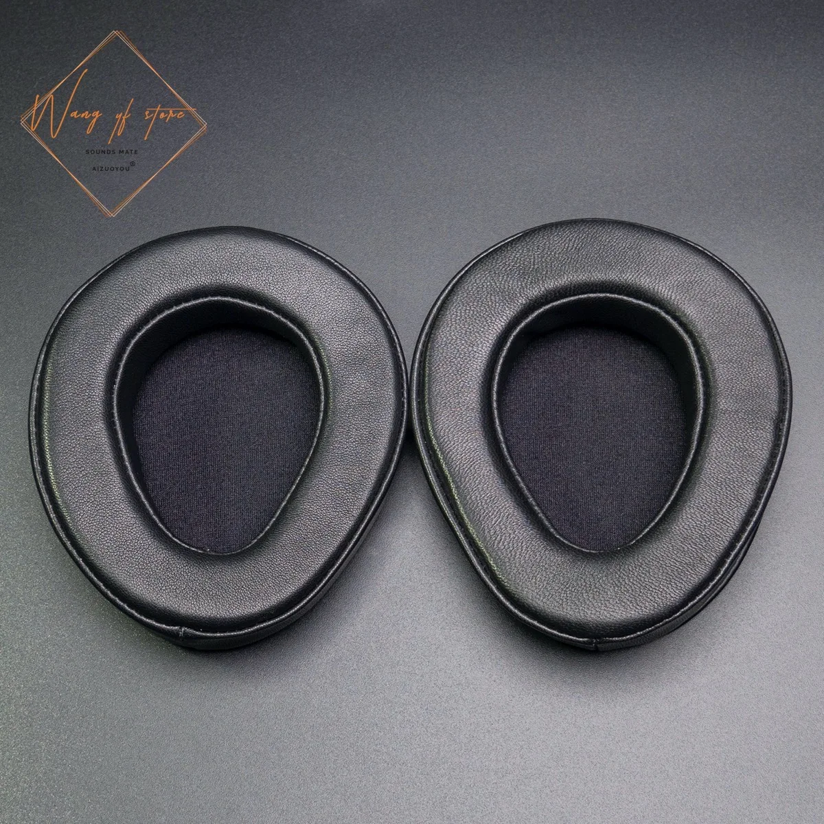 Sheepskin Ear Pads Foam Cushion For AudioQuest Aq NightHawk Headphone EarPad Real Leather Lambskin