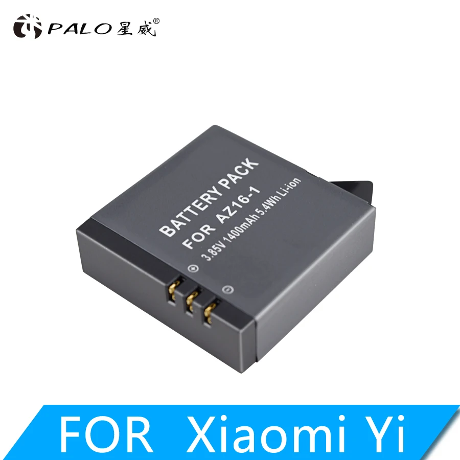 

PALO YI 4K Battery AZ16-1 For Xiaoyi Action Camera 2 1400mAh 3.85V Rechargeable Battery