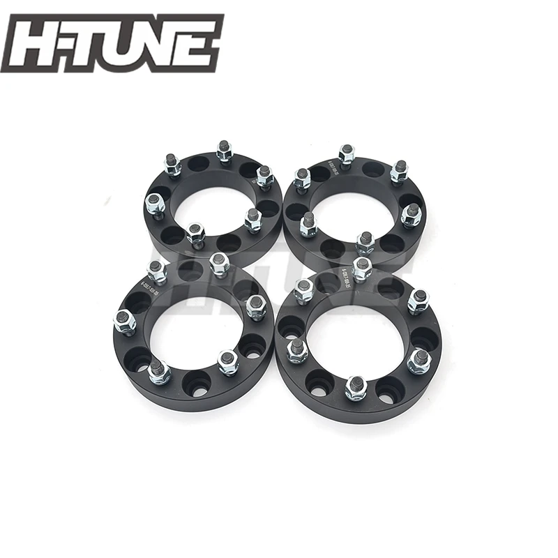 

H-TUNE 4PCS Forged Aluminum Black 30mm Thick 6x139.7 108CB Wheel Spacers fit for most 6 Lug 6x5.5"