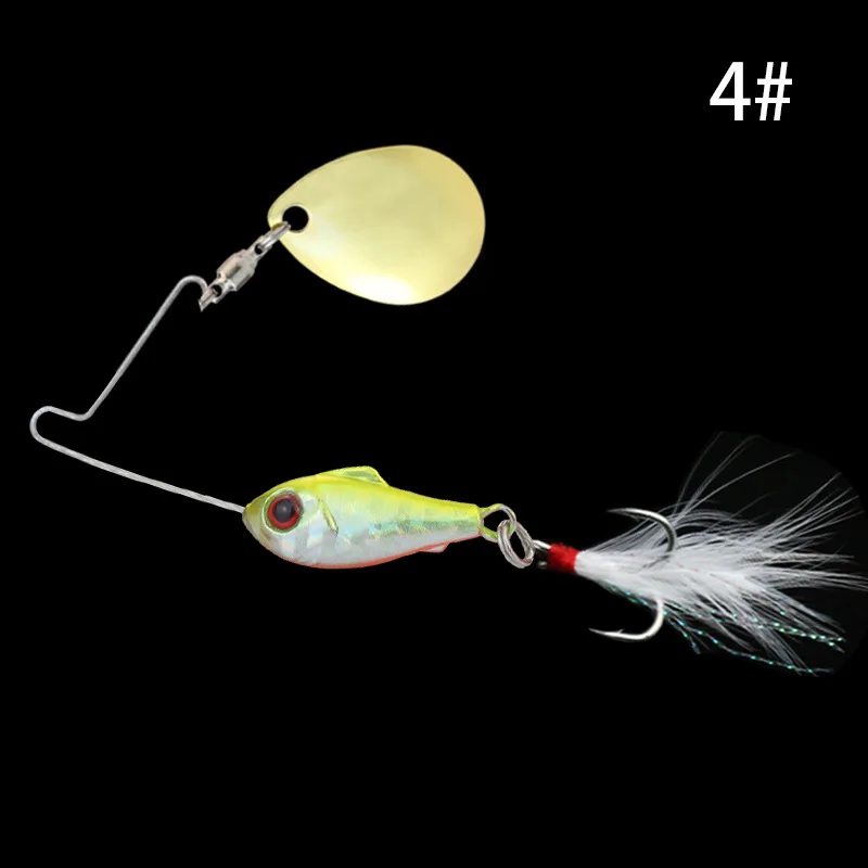 Spinnerbait Señuelo de Pesca Rotación 360º Cebo 15g - imagen 4