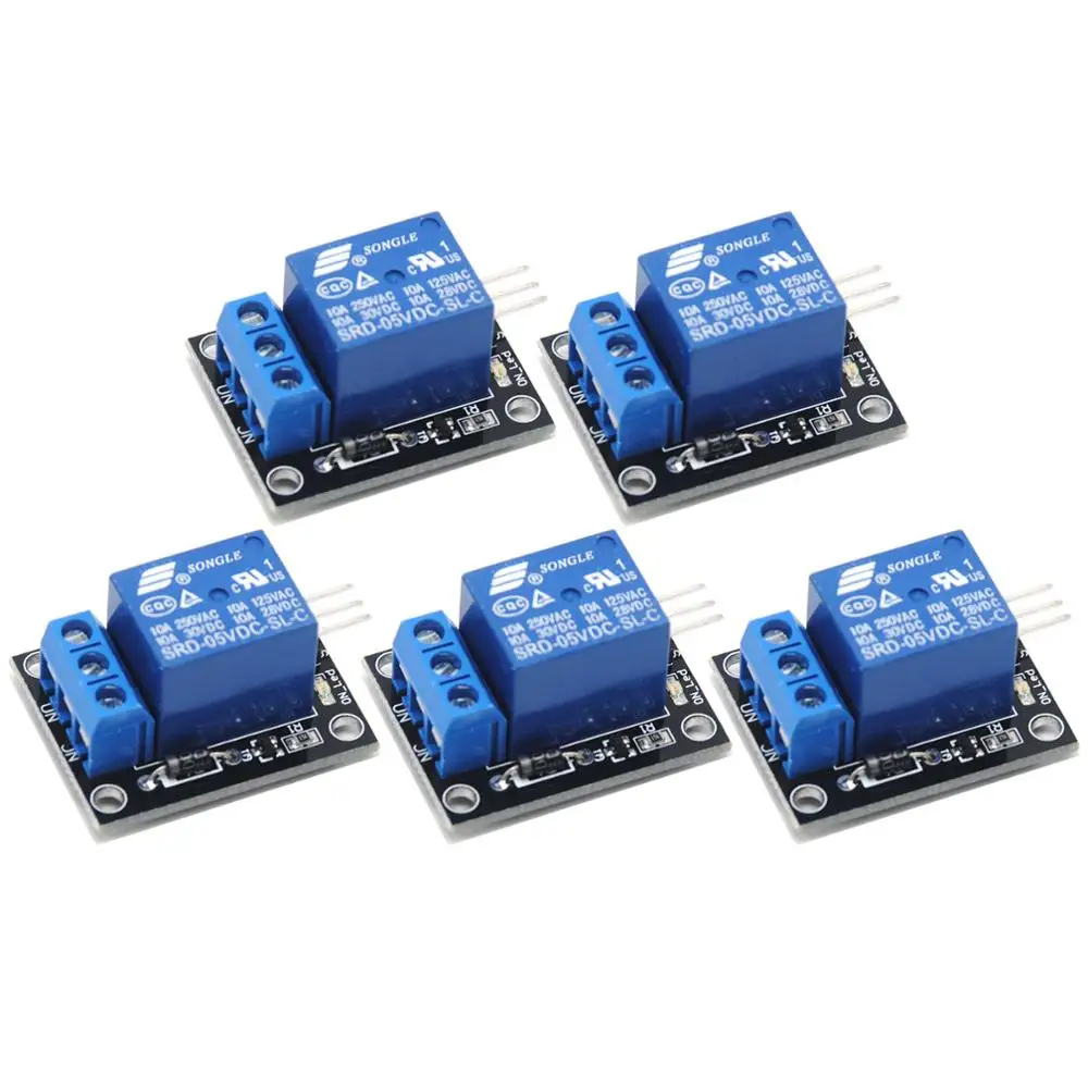 5pcs KY-019 5V Relay Module for Arduino AVR PIC