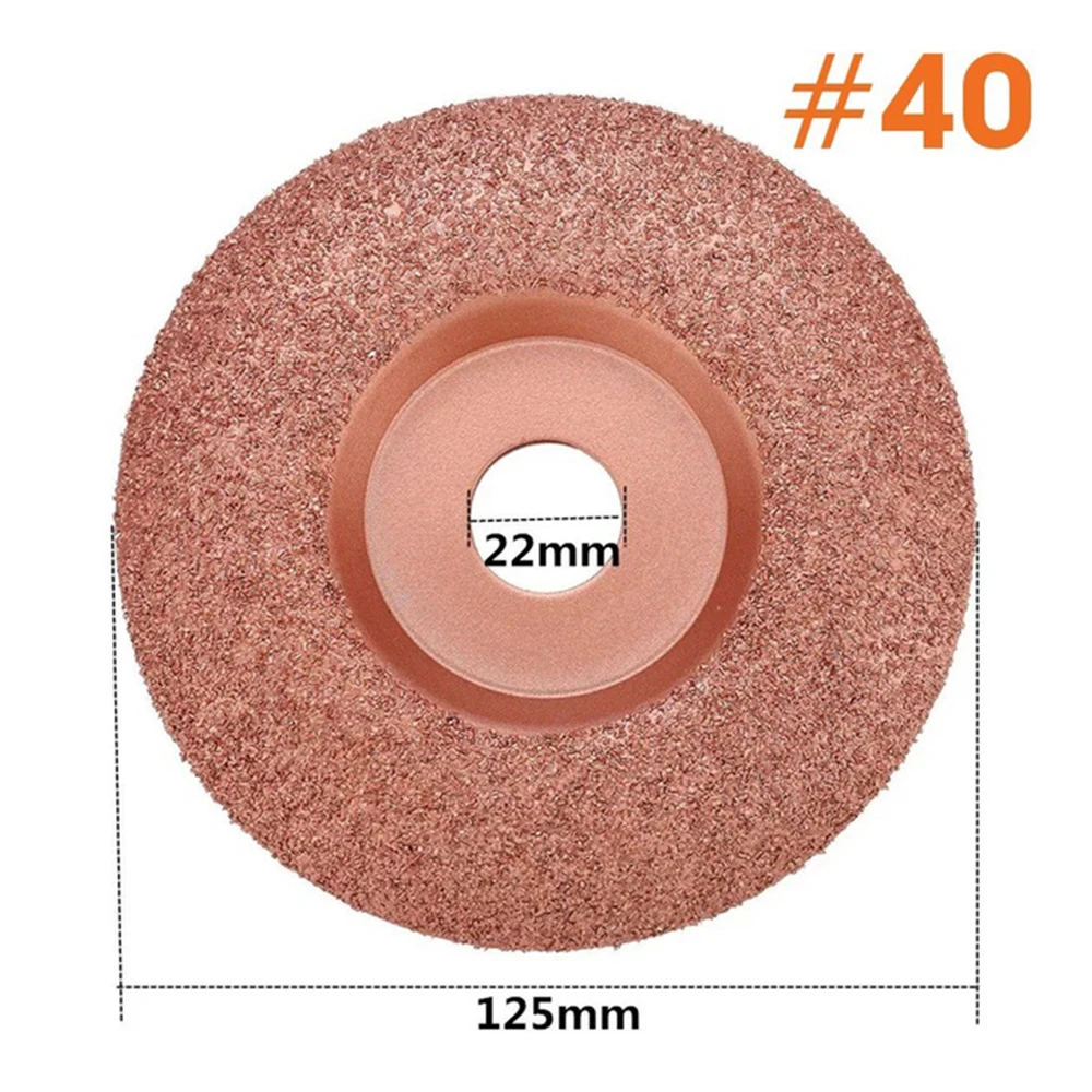 125mm Diameter 22mm Bore Wood Carving Disc Angle Grinder Disc Tungsten Carbide Shaping Dish Wood Shaping Disc