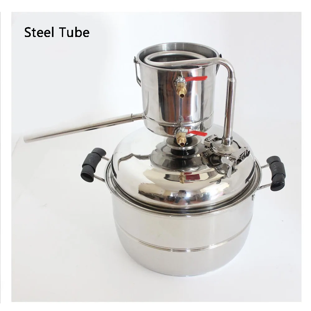 

Wine Distiller Pure Dew Equip Household Brewing Equipment Steaming Wine Copper/Steel Coil Distiller