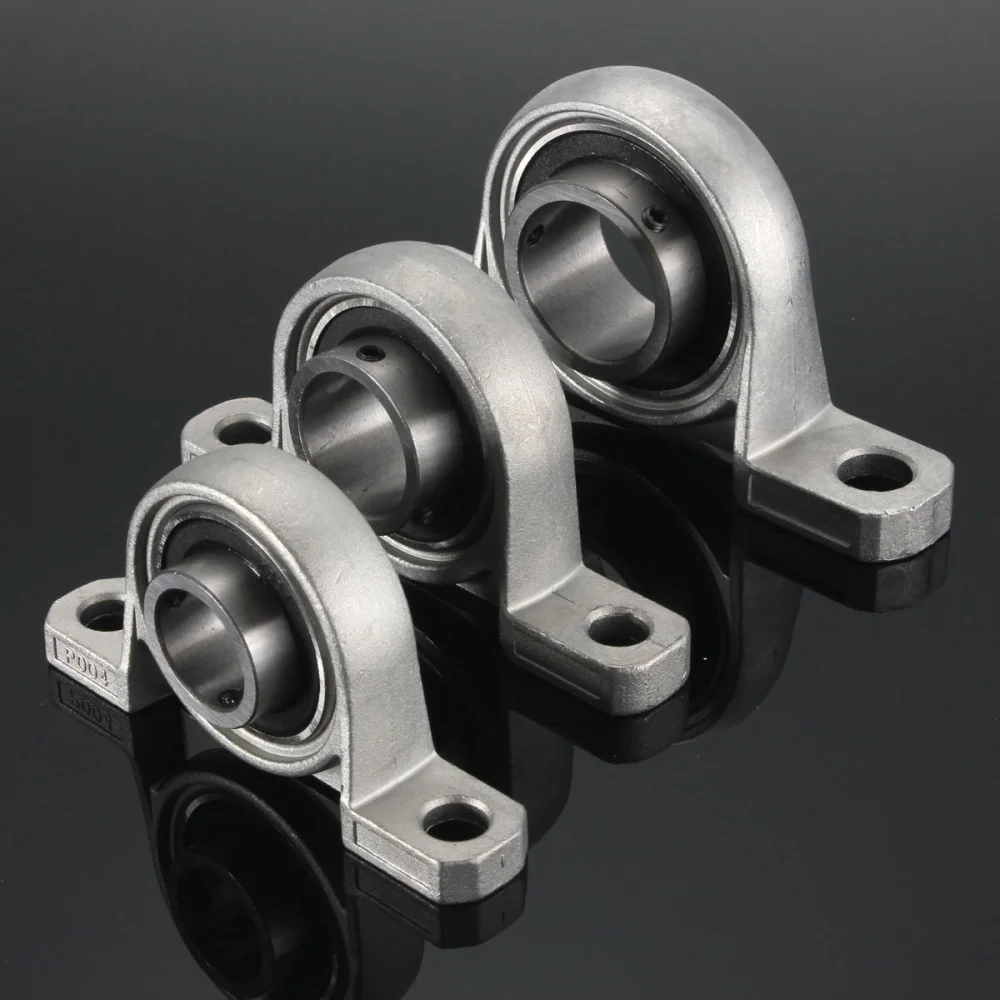 Bore Ball Bearing 8/10/12/15/17mm Pillow Block Mounted Support Caliber Zinc Alloy Mounted Ball Bearing Kp08 Pillow Block