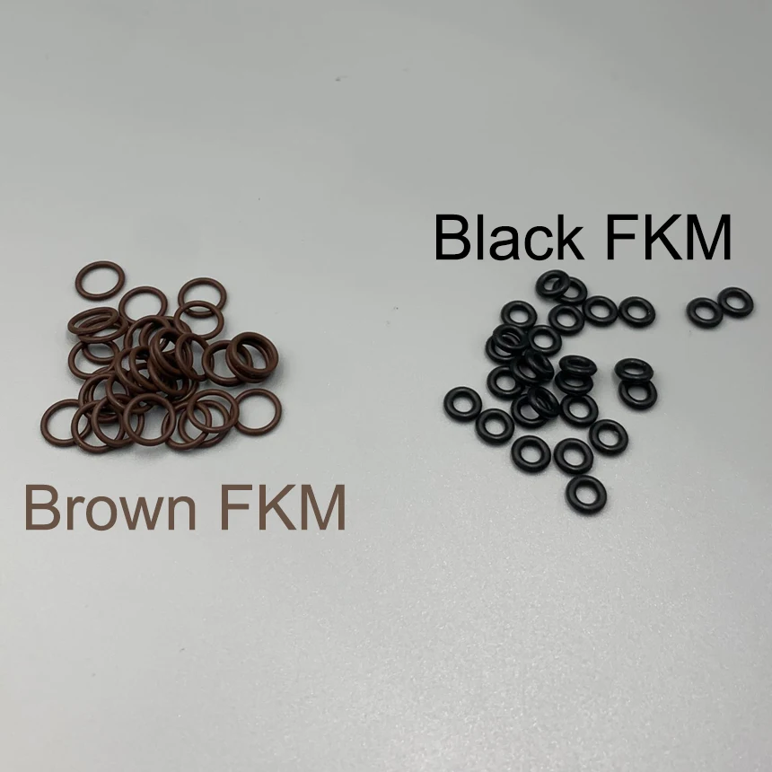 41mm 42mm 45mm 48mm 50mm Outside Diameter OD 1.5mm Thickness Black Brown FKM FR FPM Fluororubber Oil Seal Washer O Ring Gasket