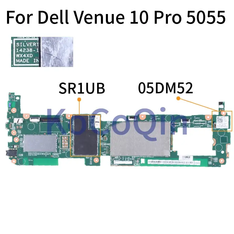 

For Dell Venue 10 Pro 5055 Z3735F Notebook Mainboard SR1UB 05DM52 14238-1 Laptop Motherboard