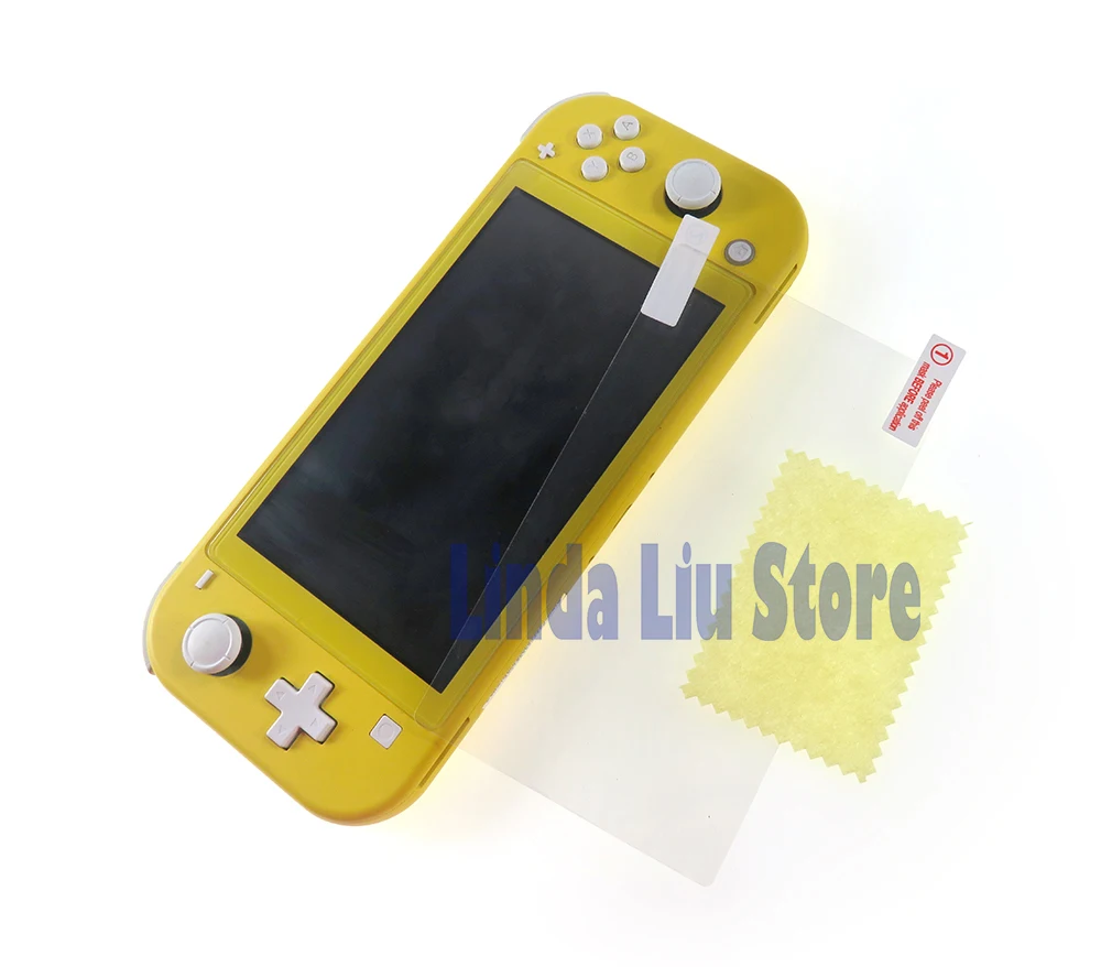 50pcs For Nintend Switch Lite Protective film Pet Film HD Protective ScreenFor NS switch lite with Cleaning Cloth no package