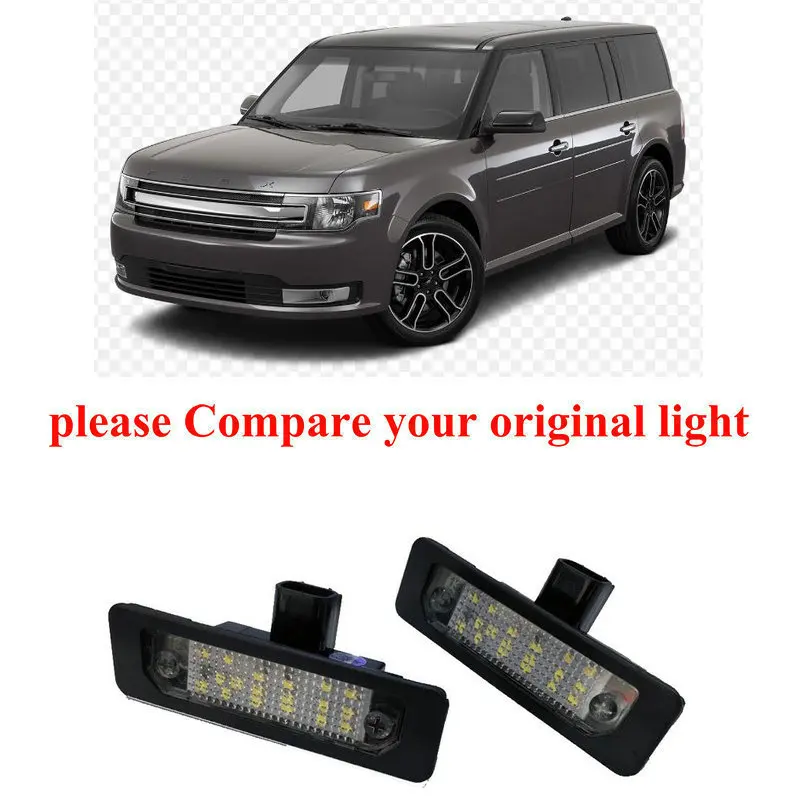 

Car Accessories Special Car License Plate Lamp For Ford Flex 2009-2015 automotive goods car products