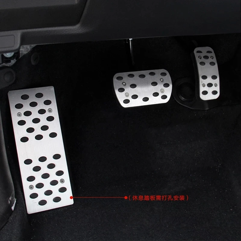 For Subaru Forester 2006-2017 2018 XV 2012-2017 Car AT MT Accelerator Fuel Gas Brake Foot Footrest Pedal Pad Rubber Non-Slip Kit