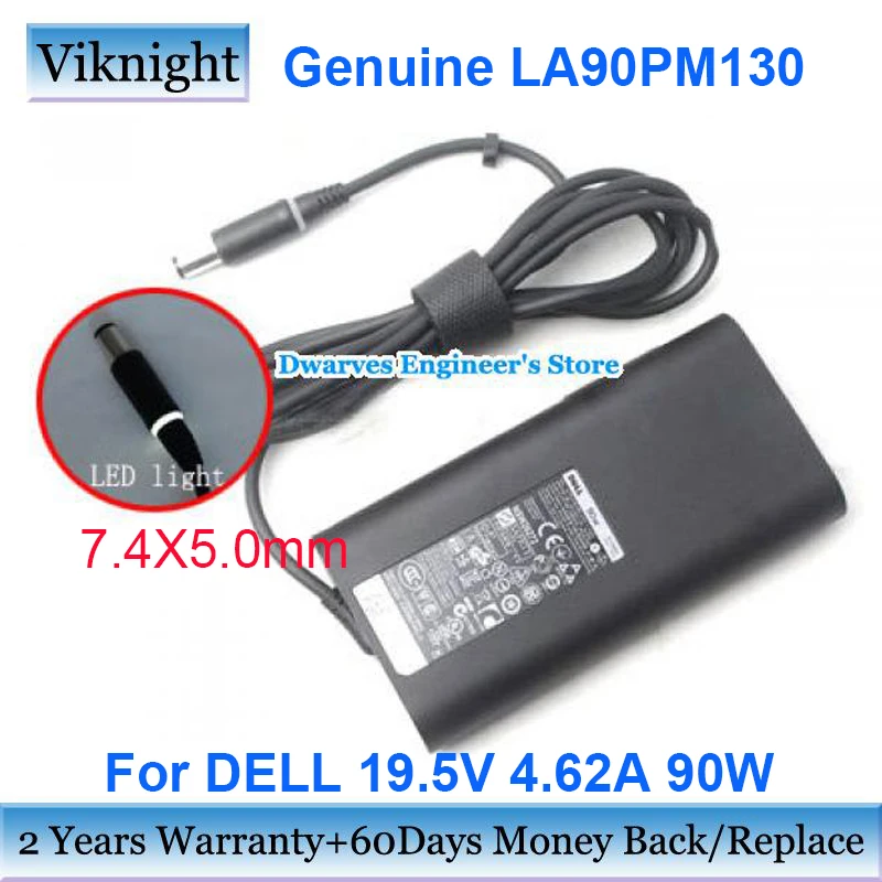 Genuine 19.5V 4.62A 90W LA90PM130 Adapter DA90PM111 Power Supply For DELL PRECISION M6500 Latitude E6410 E5440 E7440 XPS M1530