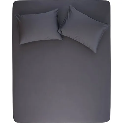 Anthracite Double Person Fitted Sheets 180 X200 Bed Linen Home Bed Cover Bed Sheet Set Cover Bedroom Decoration