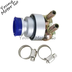 Motorcycle Performance Oil Cooler Radiator Adapter Fittings For 4 Stroke Scooter GY6 50 60 80 100 125 150cc 139QMB 152QMI