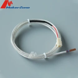 Sensor do par termoelétrico de ultimaker 2 um2 pt100 3mm * 15mm * 1500mm KF-2PIN/y-tipo sensor de temperatura de hotend para peças da impressora 3d