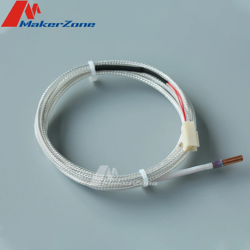 Ultimaker 2 UM2 PT100 Thermocouple Sensor 3mm*15mm*1500mm KF-2PIN/Y-Type Hotend Temperature Sensor For 3D Printer Parts