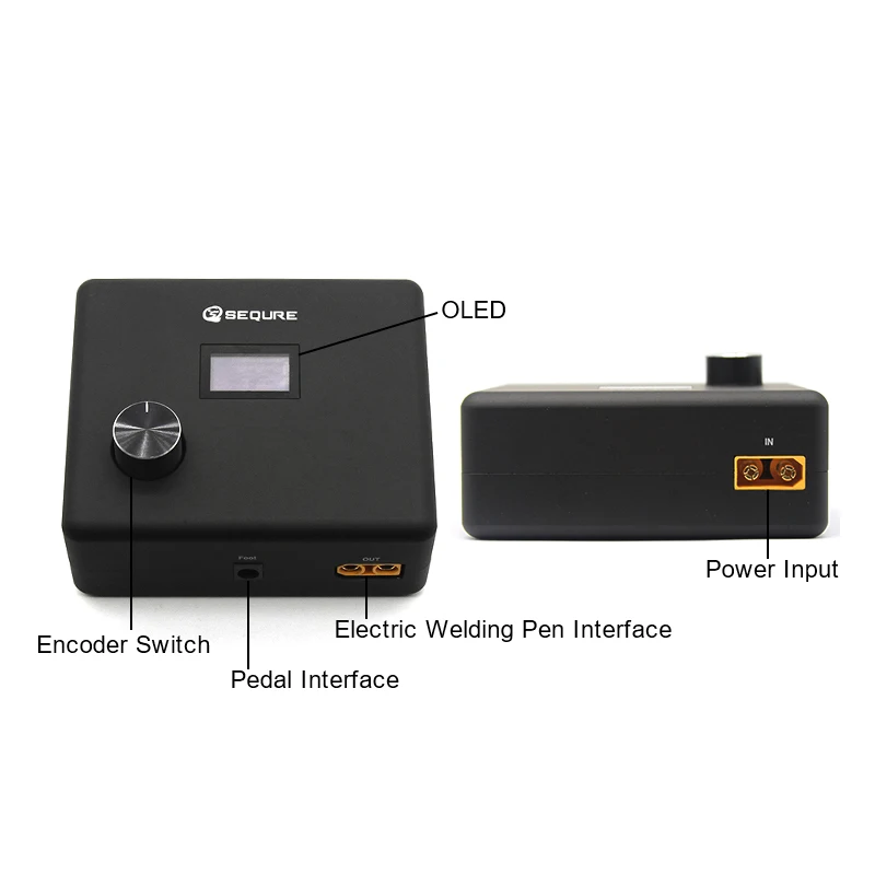 SEQURE SQ-SW1 Mini Spot Welding Machine For 18650 Battery Pack DIY Spot Welder With Color OLED Display