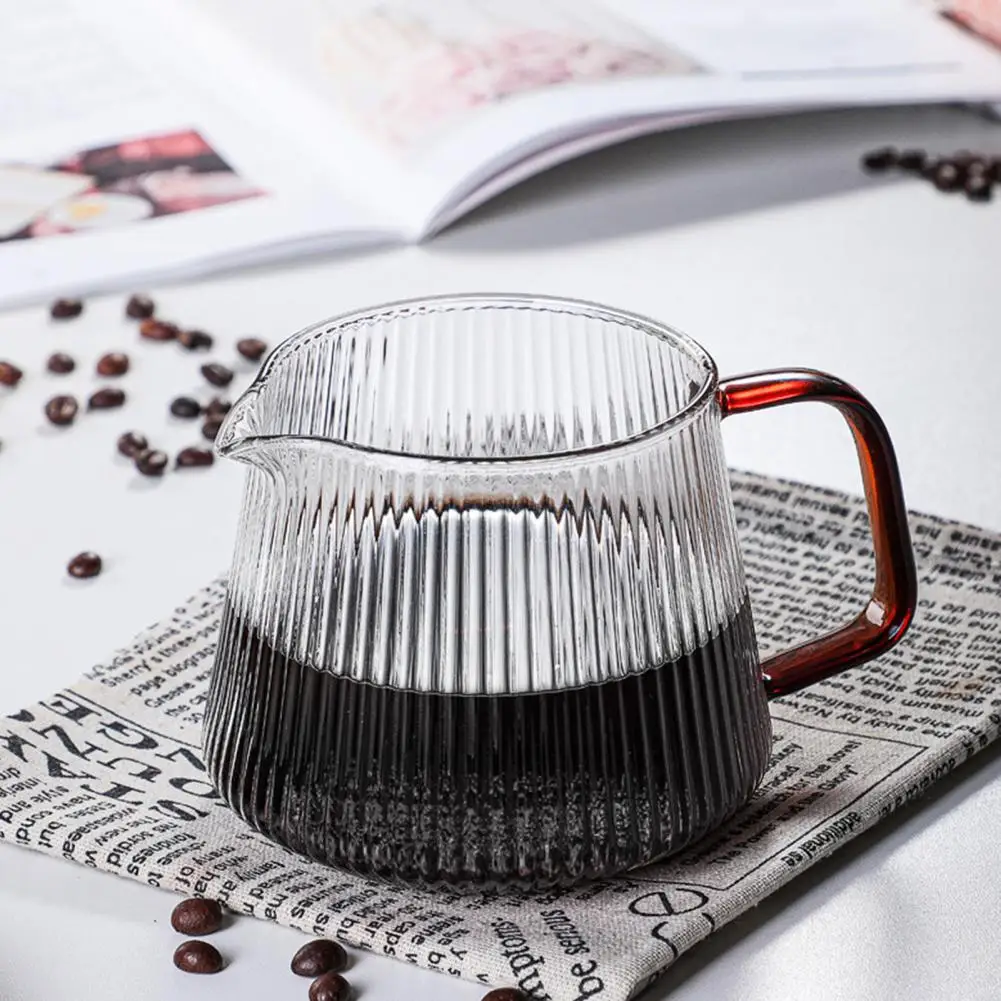 Coffee Carafe Filter Vertical Pattern Coffee Sharing Pot Coffee Kettle Brewer Barista Percolator