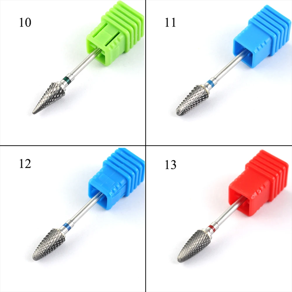 16 Type Carbide Nail Drill Rotary Elecreic Bits Cutters For Milling Machine Manicure Gel Polish Burr Cuticle Tools Accessories