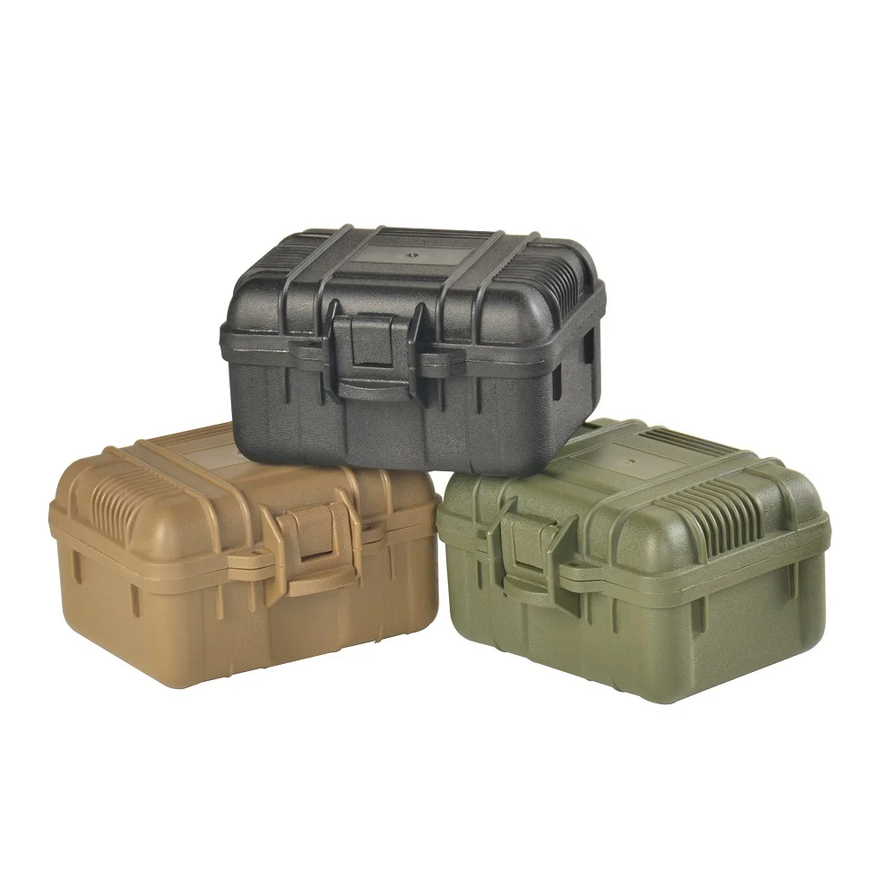 Tactical Plastic Pistol Safety Carry Case Foam Water Shockproof Portable Protective Tool Hunting Shooting Gun Accessories Box