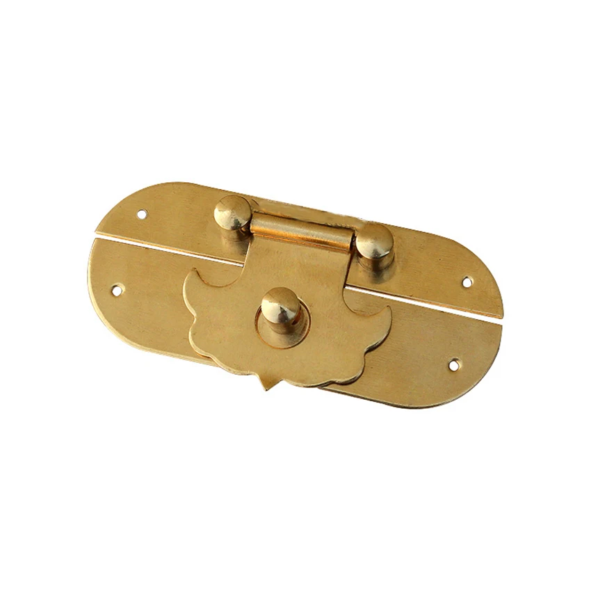 Pure Copper Hardware Buckle ,Antique Small Box Buckle For Camphor Wood Box/Furniture Jewelry Box