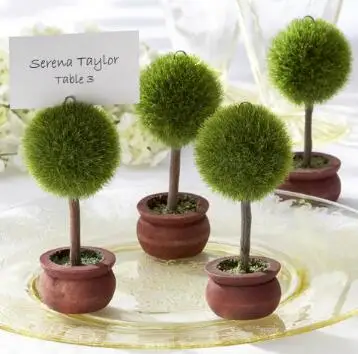 

Wedding Favor Topiary Tree Photo and Place Card Holder Wedding Table Decoration 100 pcs/lot