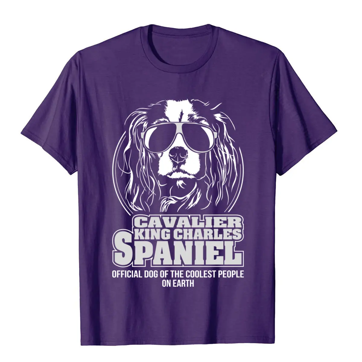 Funny Cool Cavalier King Charles Spaniel Cotton Boy Tshirts Design Tees Rife Design