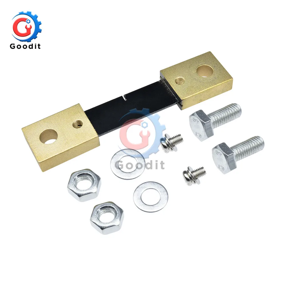 External Shunt FL-2 10A 20A 30A 50A 100A/75mV Current Measure Shunt Resistors For Digital Ammeter Amp Voltmeter Wattmeter Meter