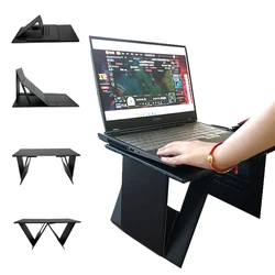 Support pour ordinateur portable en papier fin et durable, accessoire de bureau, pliable, portable, pour lit