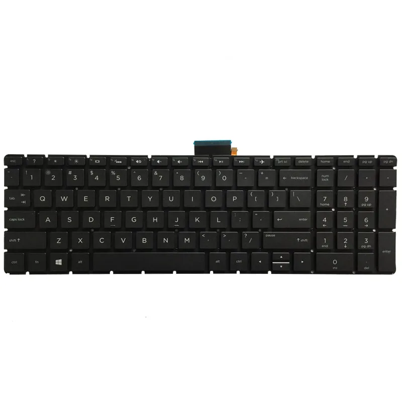 US Backlit laptop keyboard for HP 15-bs113DX 15-bs115DX 15-bs038DX 15-bs013DX Black/Fuchsia/Green