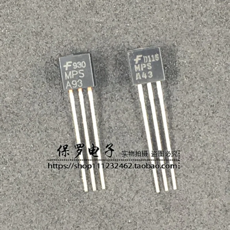 10 Buah 100% Asli Transistor Daya Baru MPSA93 A93 TO-92 Transistor Stok Nyata