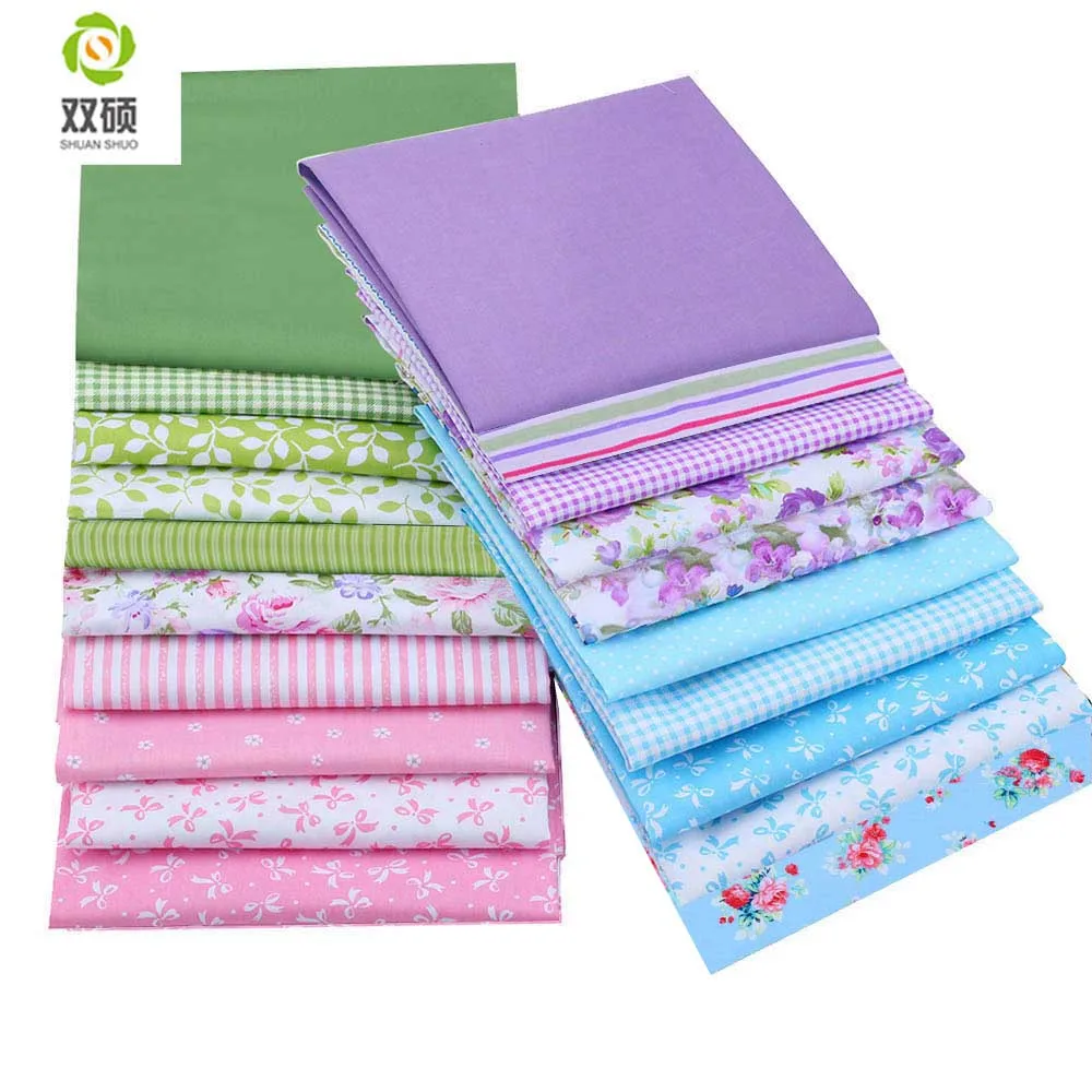 

20 Color Patchwork Cotton Fabric Fat Quaters Tilda Cloth Quilting Patchwork Fabrics For Sewing Doll Cloth 40pcs/lots 40*50CM