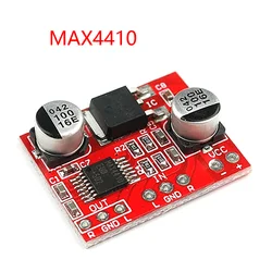 MAX4410 HIFI Headphone Amplification Audio Board 80mw*80mw Audio Preamplifier Board AMP DC3-12V