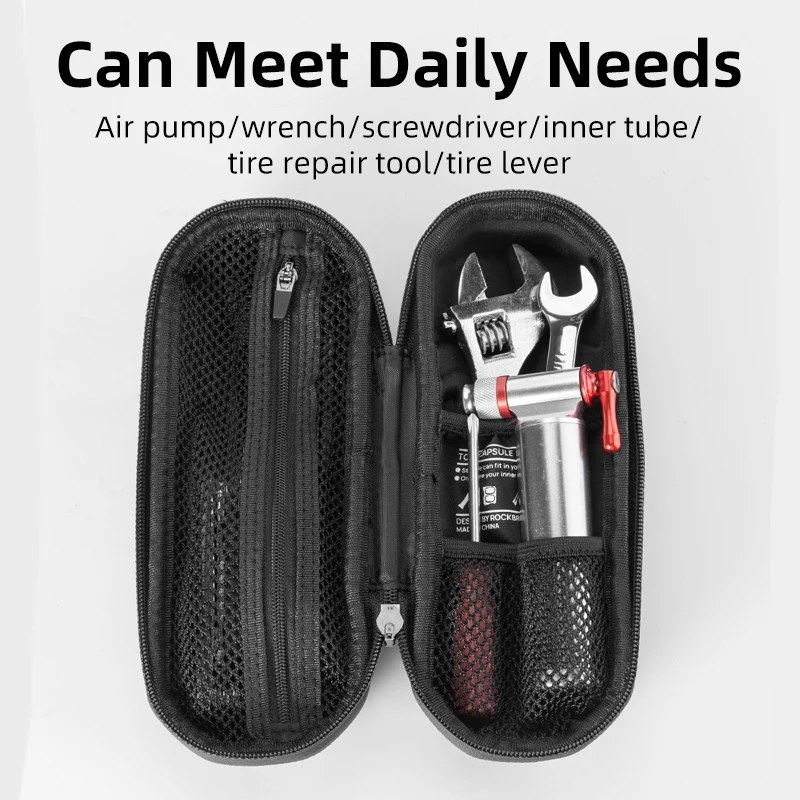 ROCKBROS Bike Tool Kits Multifuctional Tools Set Pump Tire Repair Kits Storage Bag Bicycle Mantainance Kits Cycling Accessories