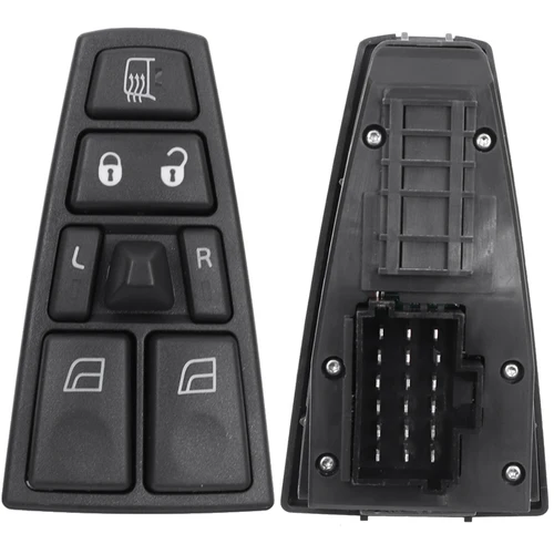 Imagen 2 del producto 20752918 Botón de control del interruptor de la ventana eléctrica del lado del pasajero para camión Volvo FH12 FM VNL 20953592 20752919 21543901 20752913