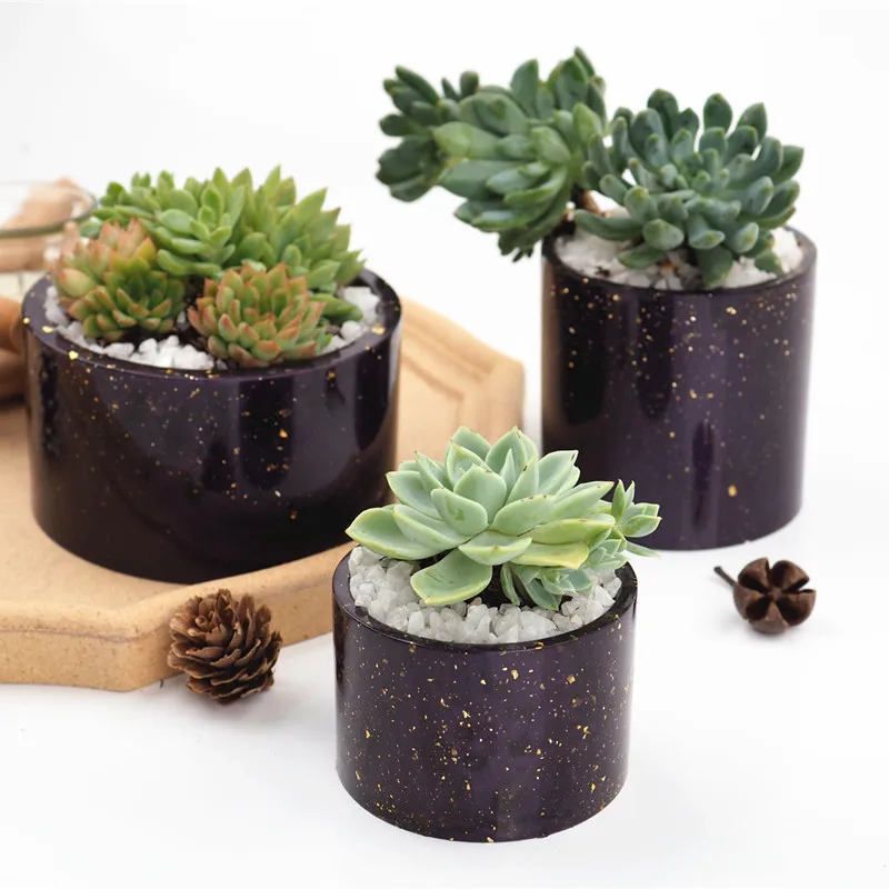 

Cylinder Resin Mold Storage Box Mold Potted Succulent Plant Flower Pot Holder Creative Home Jewelry Making Succulents clay mold