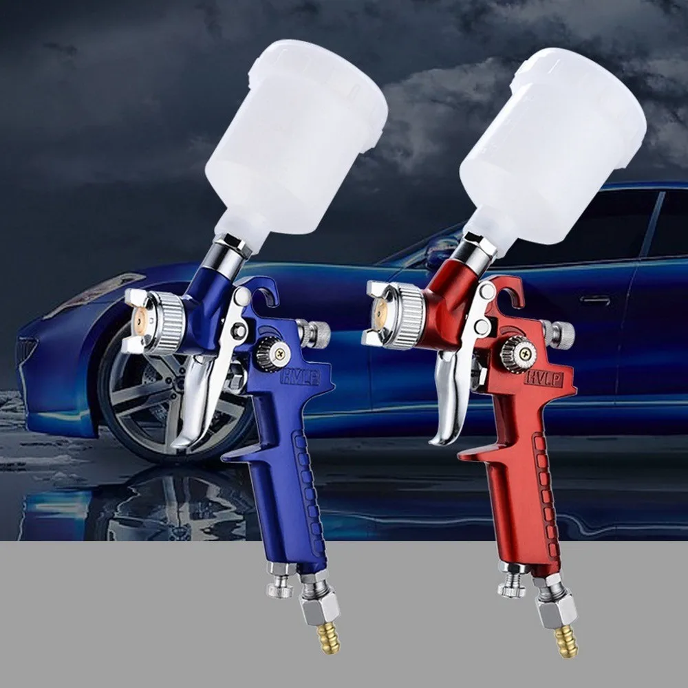 1 Set Car Furniture Repair Small Mini Hh2000 Pneumatic Spray Paint Sprayer For Painting Car Aerograph Pneumatic Gun