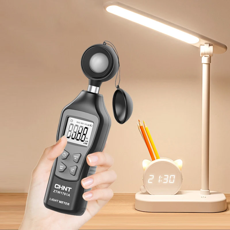 Verlichtingssterkte Meter, Lichtmeter, Hoge Precisie Lumen Tester, Helderheid Meter, Fotometer, Lichtintensiteit Tester