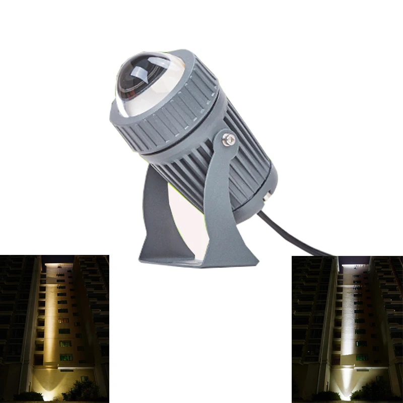 

LED Lawn Light 10W Wall Washer Waterproof Floodlights Narrow Beam Spot Lamp Outdoor Landscape Decor AC100-240V DC12V