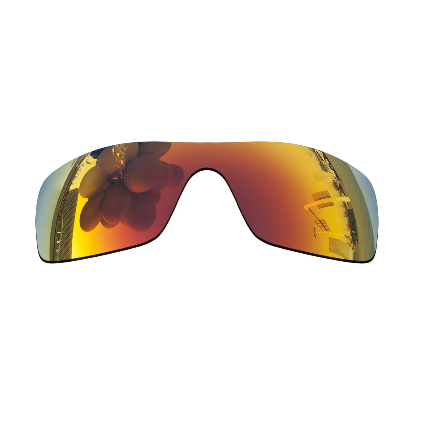 

Polarized Sunglasses Replacement Lenses for-Oil-Rig Frame - Fire Red