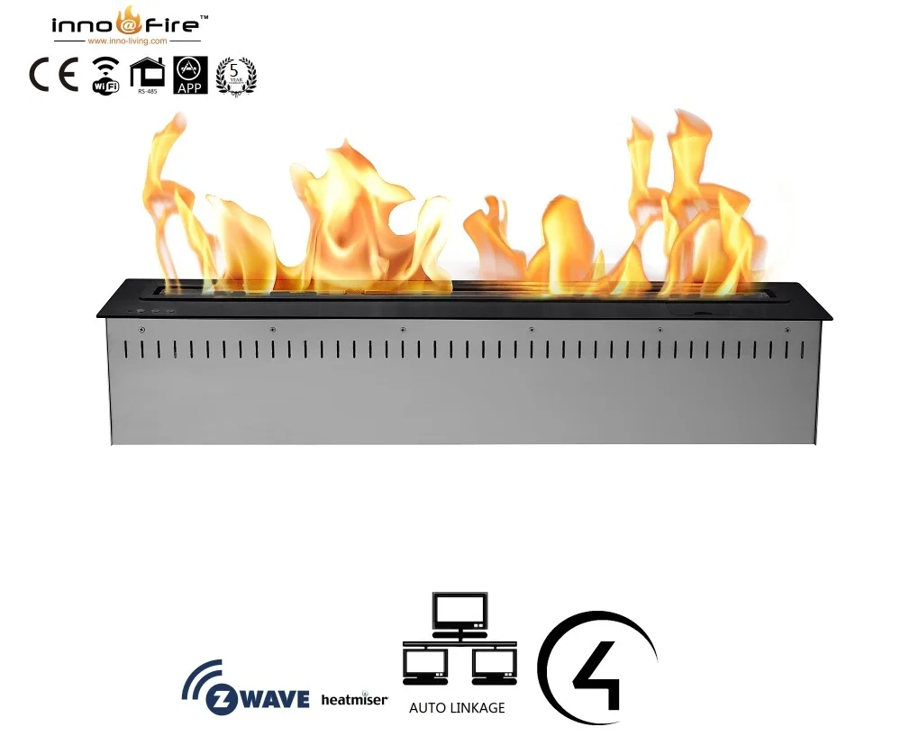 

21 AUG Inno-Fire 30 inch silver or black automatic control fireplace fireplace insert