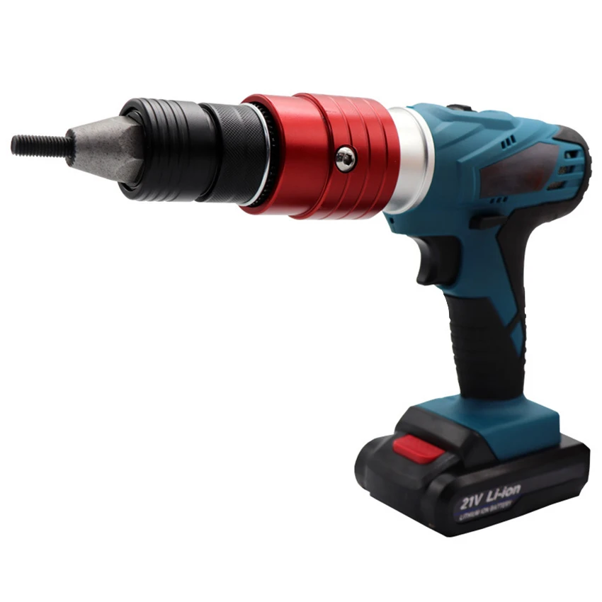 

Cordless Electric Rivet Nut Guns Rechargeable Riveter Electric Insert Threaded Rivet Gun Battery Riveting Pull Rivet Nut Tool