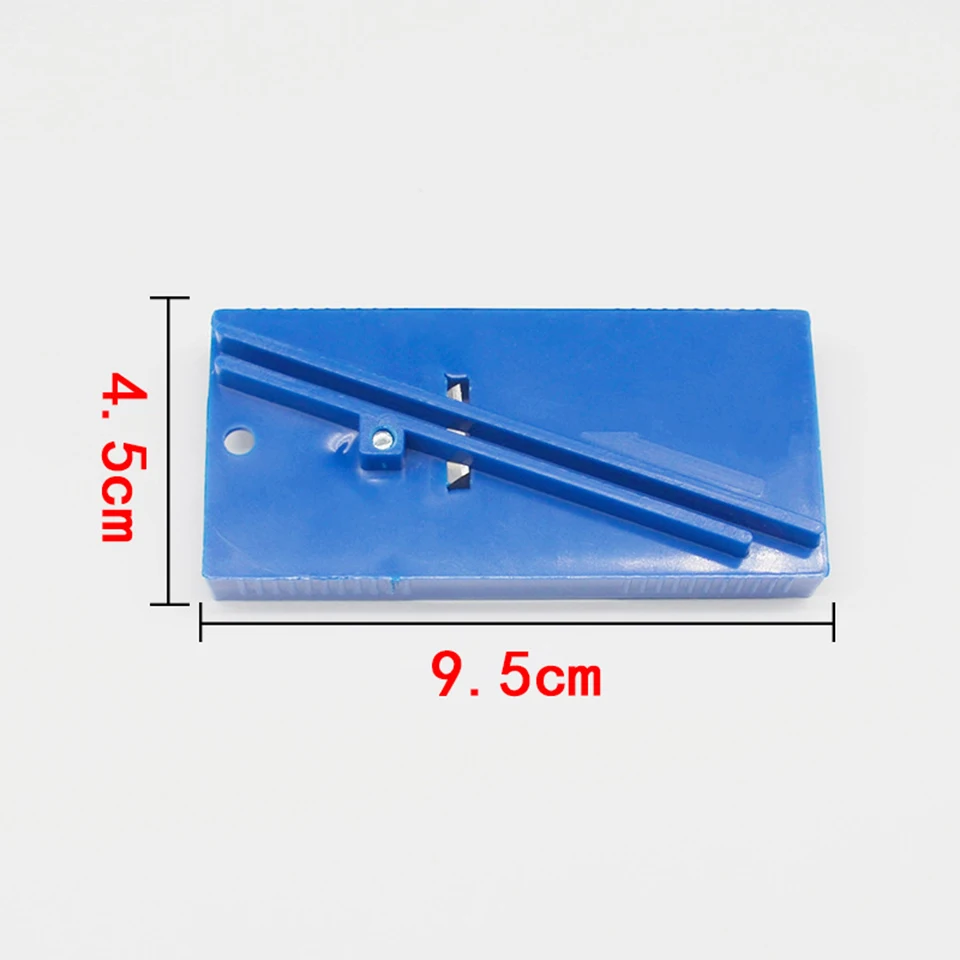 Scraper Repair Tool Plastic Blue Squeegee Sharpener Tool For Vinyl Wrap Scraper Repairing MO-126