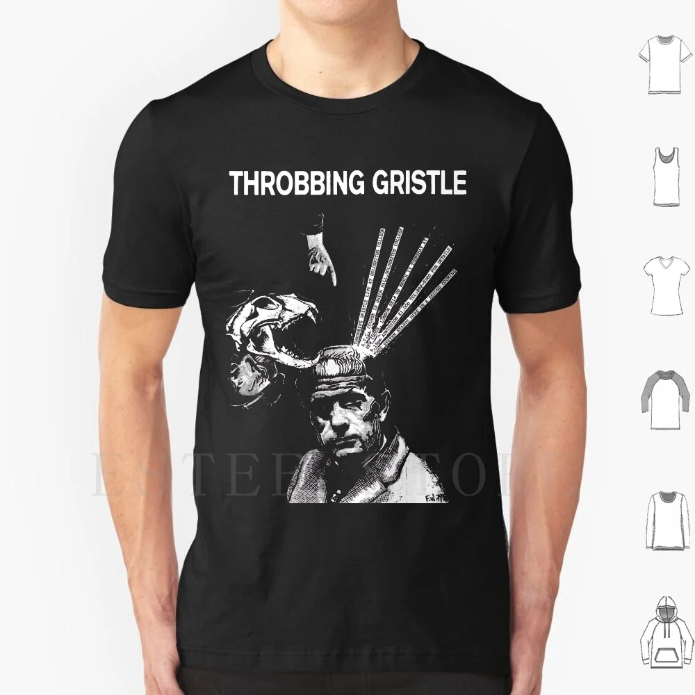Throbbing Gristle T Shirt Cotton Men DIY Print Throbbing Gristle Industrial Edm Ebm Swans Michael Gira Big Black Steve Albini