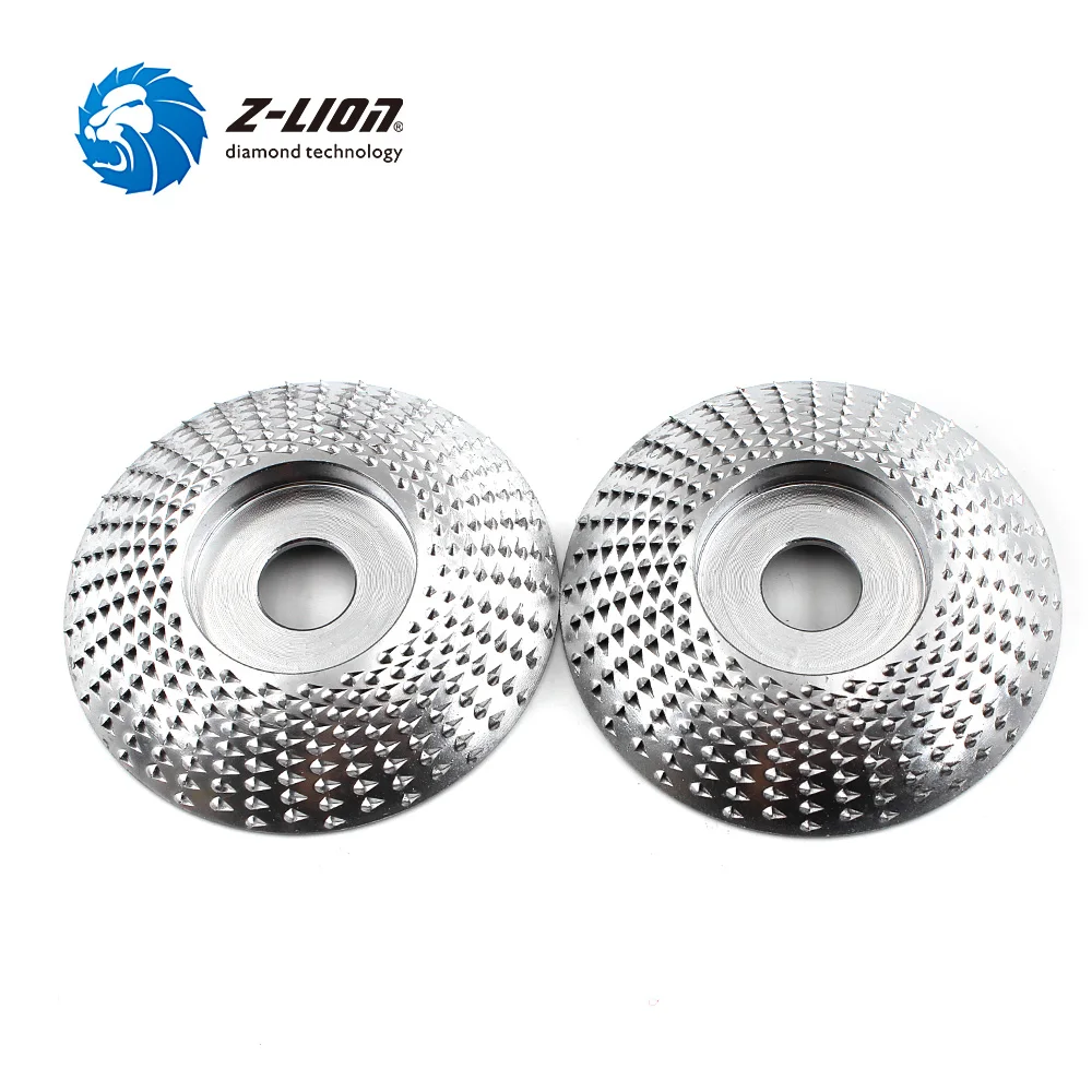 Z-LION Curved grinding disc Wood Carving Tool Angle Grinder Abrasive Disc，Used for grinding and shaping and grinding blades