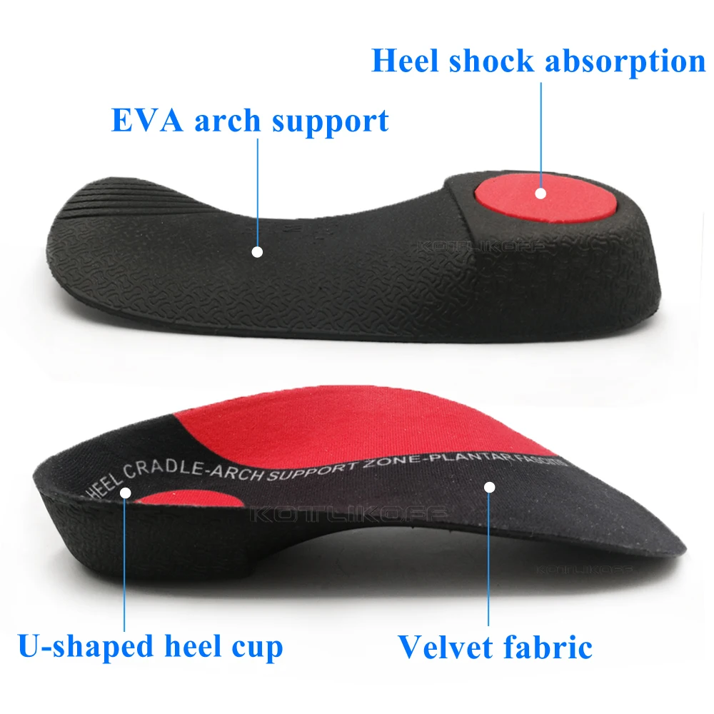 Hard Arch Support Insoles For Shoes Severe Flat Foot Men Women Talipes Valgus Orthotic Inserts Orthopedic Shoes Soles Heel Pain