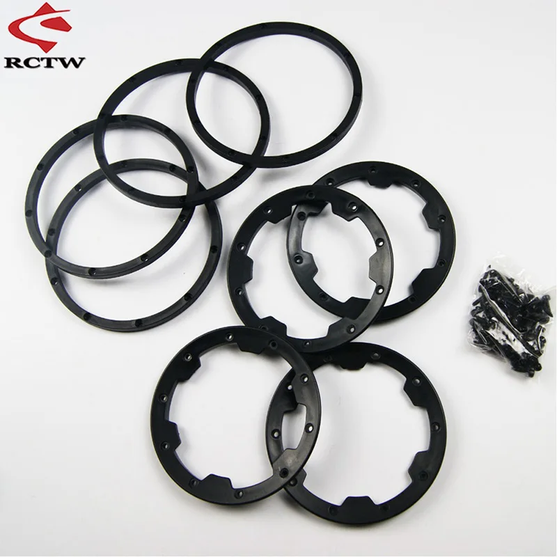 Beadlock Set of Front and Rear Wheel for 1/5 Rofun Rovan KM HPI Baja 5b SS Rc Car Toys Parts