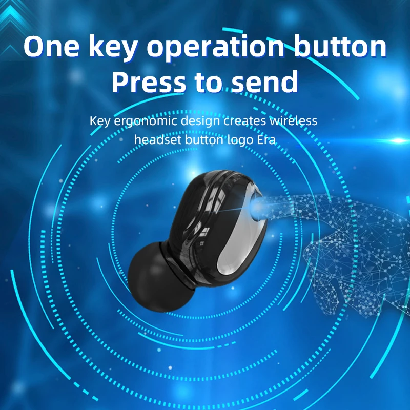 Беспроводные Bluetooth-наушники Mini S9, Спортивная игровая гарнитура с микрофоном, стерео наушники-вкладыши для Xiaomi всех телефонов 5,0