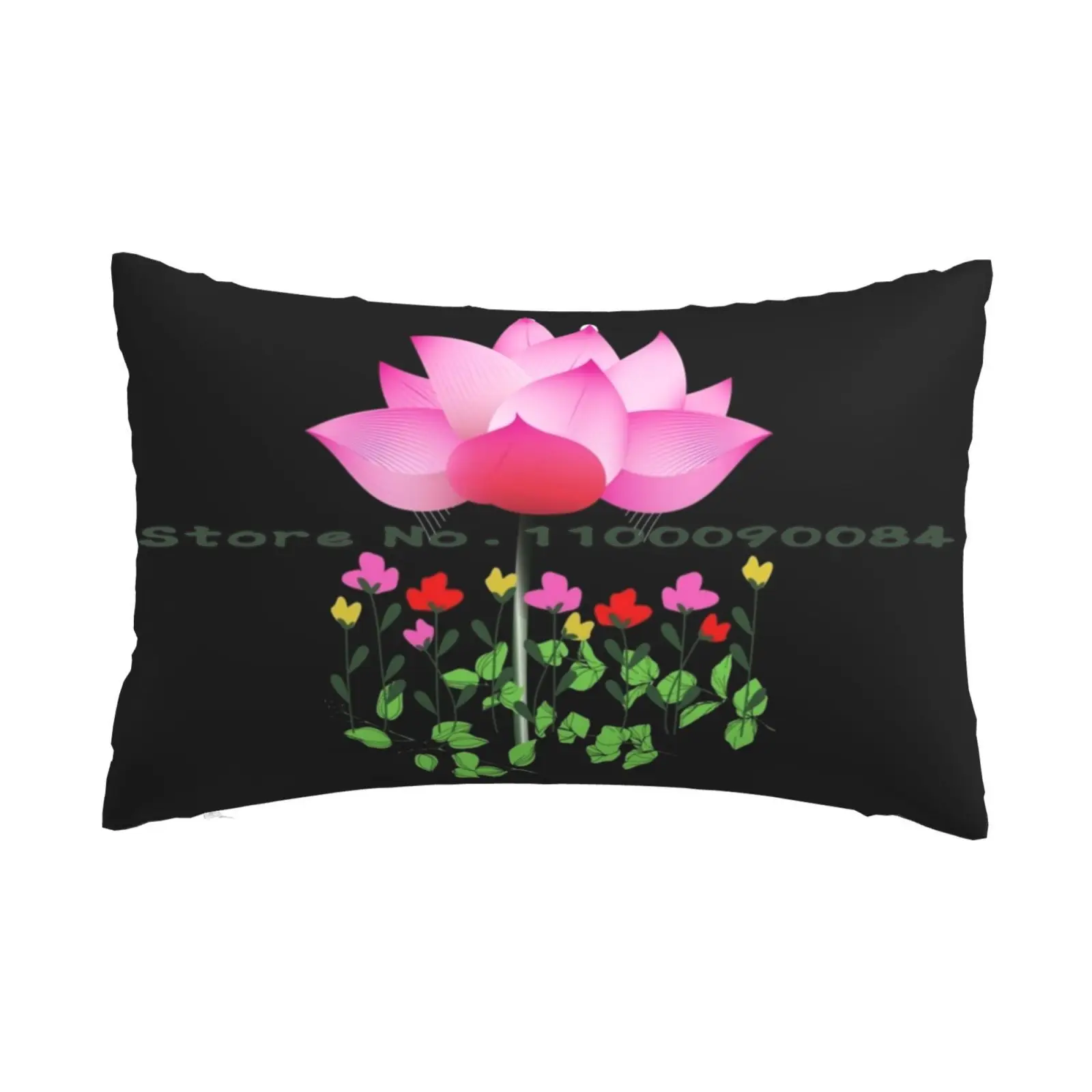 Lotus Silk Flower3 Pillow Case 20x30 50*75 Sofa Bedroom Mv Agusta Blackcassava Stuff Long Sleeve Trending Women Trending Men